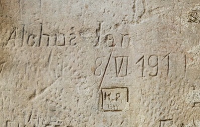 1911 inscription by Alchus Jan